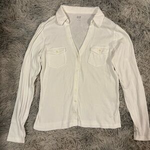 GAP Ivory Long Sleeve Shirt